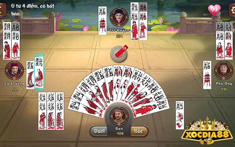 Chơi game bài Chắn XOCDIA88 online